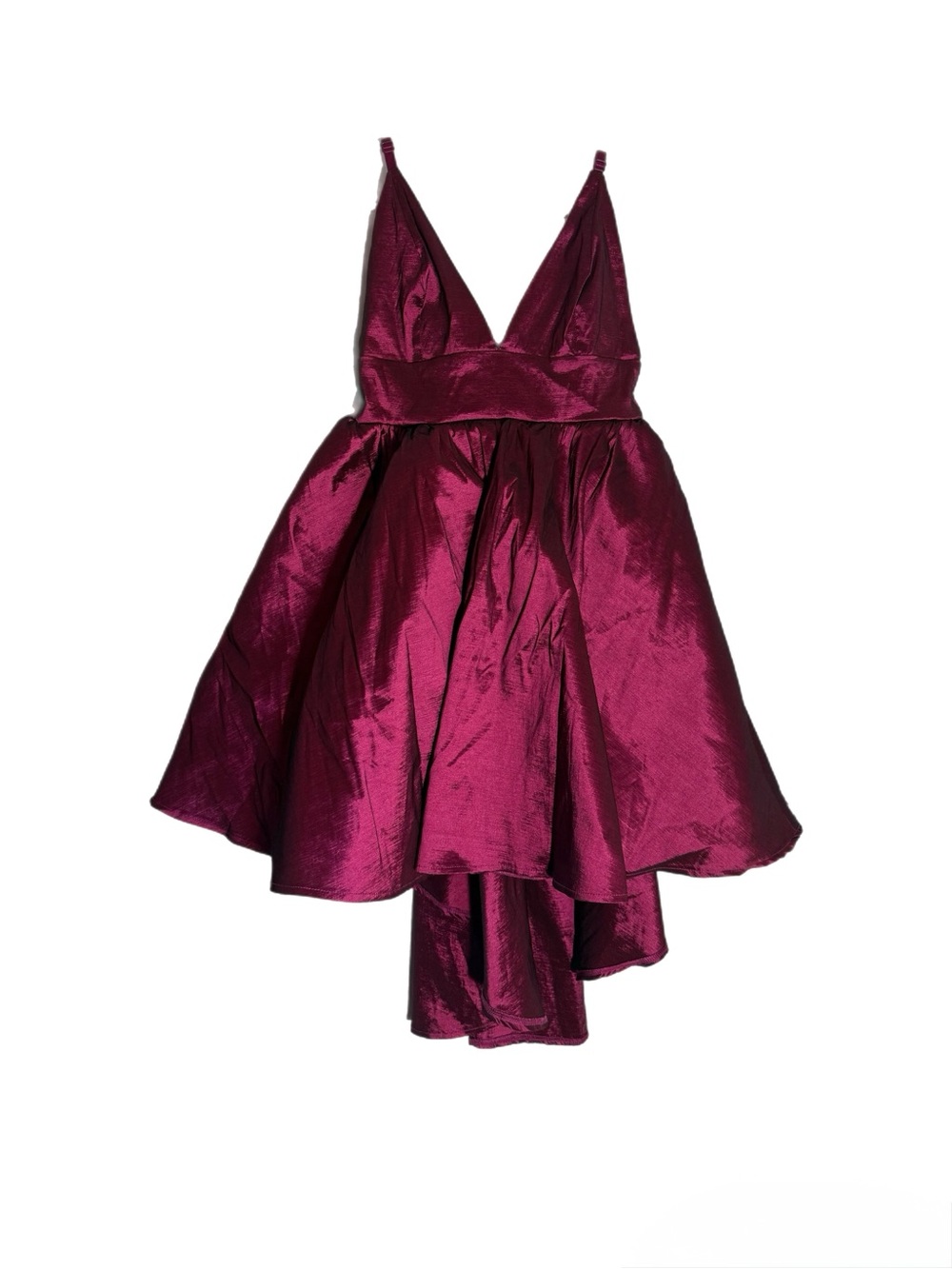 Fashion Nova Fuchsia Sateen Dress